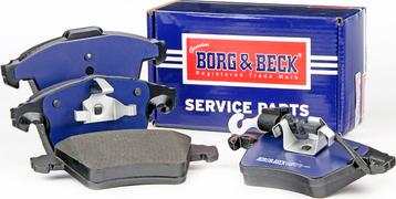 Borg & Beck BBP2107 - Bremžu uzliku kompl., Disku bremzes www.autospares.lv