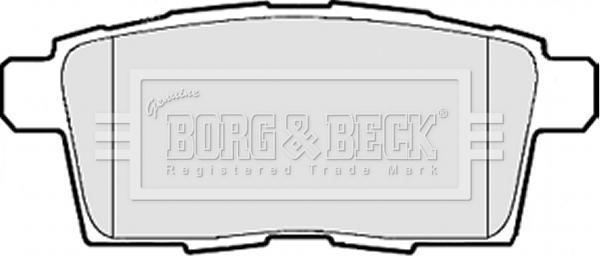 Borg & Beck BBP2115 - Brake Pad Set, disc brake www.autospares.lv