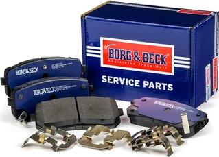 Borg & Beck BBP2117 - Bremžu uzliku kompl., Disku bremzes www.autospares.lv