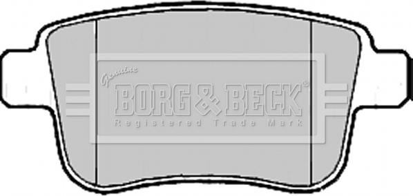 Borg & Beck BBP2185 - Bremžu uzliku kompl., Disku bremzes www.autospares.lv