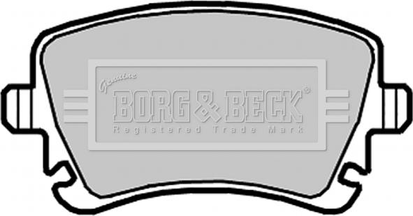 Borg & Beck BBP2139 - Тормозные колодки, дисковые, комплект www.autospares.lv