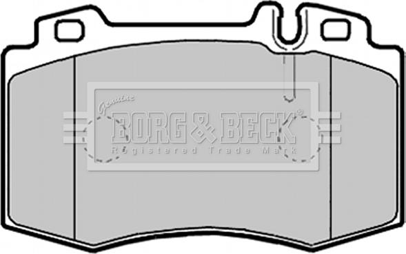 Borg & Beck BBP2132 - Bremžu uzliku kompl., Disku bremzes www.autospares.lv