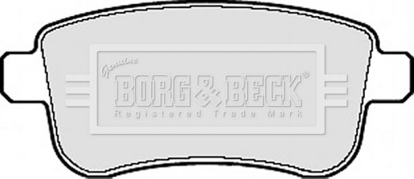 Borg & Beck BBP2124 - Bremžu uzliku kompl., Disku bremzes www.autospares.lv