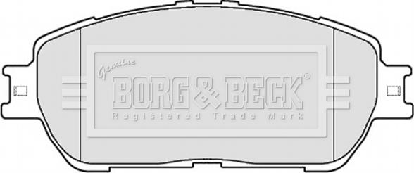 Borg & Beck BBP2121 - Bremžu uzliku kompl., Disku bremzes www.autospares.lv