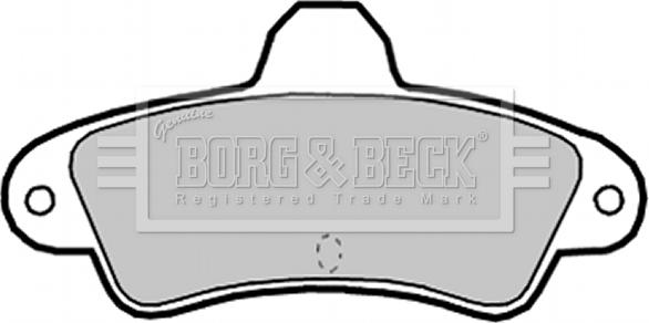 Borg & Beck BBP2128 - Bremžu uzliku kompl., Disku bremzes www.autospares.lv