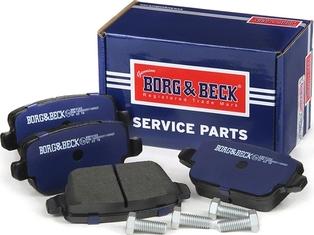 Borg & Beck BBP2122 - Bremžu uzliku kompl., Disku bremzes autospares.lv