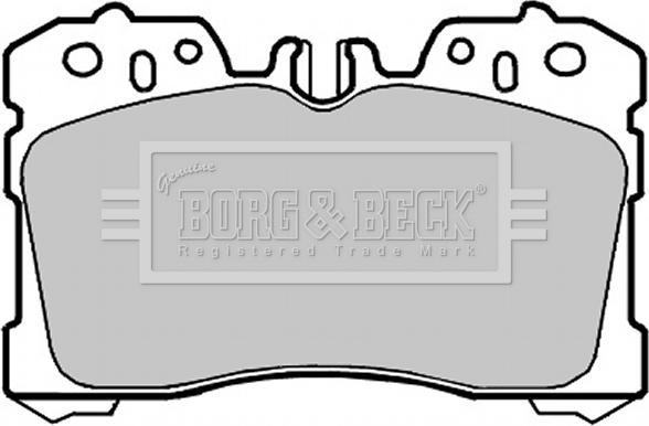 Borg & Beck BBP2127 - Bremžu uzliku kompl., Disku bremzes www.autospares.lv