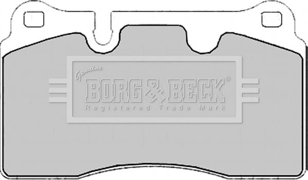 Borg & Beck BBP2175 - Bremžu uzliku kompl., Disku bremzes www.autospares.lv