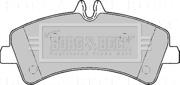 Borg & Beck BBP2170 - Bremžu uzliku kompl., Disku bremzes www.autospares.lv