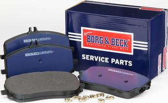 Borg & Beck BBP2855 - Bremžu uzliku kompl., Disku bremzes www.autospares.lv