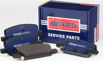 Borg & Beck BBP2863 - Bremžu uzliku kompl., Disku bremzes www.autospares.lv