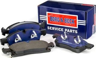 Borg & Beck BBP2802 - Bremžu uzliku kompl., Disku bremzes www.autospares.lv