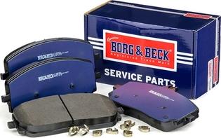 Borg & Beck BBP2816 - Bremžu uzliku kompl., Disku bremzes www.autospares.lv