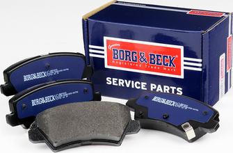 Borg & Beck BBP2810 - Bremžu uzliku kompl., Disku bremzes www.autospares.lv