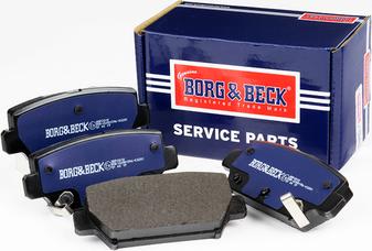 Borg & Beck BBP2818 - Bremžu uzliku kompl., Disku bremzes www.autospares.lv