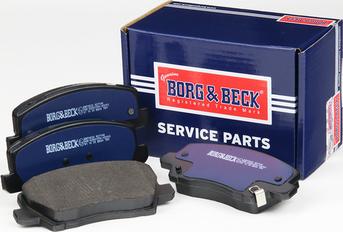 Borg & Beck BBP2832 - Bremžu uzliku kompl., Disku bremzes autospares.lv