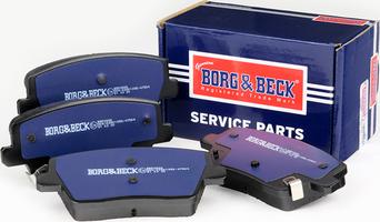 Borg & Beck BBP2826 - Bremžu uzliku kompl., Disku bremzes autospares.lv