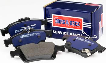 Borg & Beck BBP2821 - Bremžu uzliku kompl., Disku bremzes www.autospares.lv