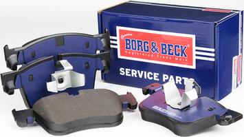 Borg & Beck BBP2822 - Bremžu uzliku kompl., Disku bremzes autospares.lv