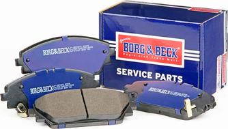 Borg & Beck BBP2873 - Bremžu uzliku kompl., Disku bremzes www.autospares.lv