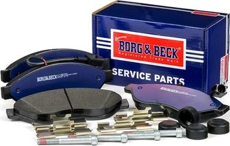 Borg & Beck BBP2393 - Bremžu uzliku kompl., Disku bremzes www.autospares.lv