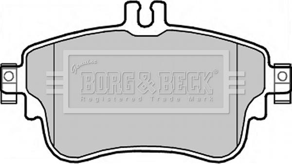 Borg & Beck BBP2345 - Bremžu uzliku kompl., Disku bremzes www.autospares.lv