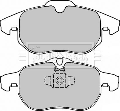 Borg & Beck BBP2354 - Bremžu uzliku kompl., Disku bremzes autospares.lv