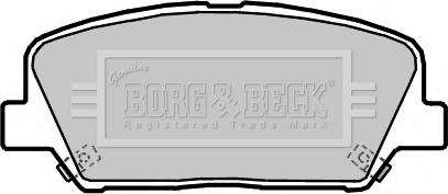 Borg & Beck BBP2364 - Bremžu uzliku kompl., Disku bremzes www.autospares.lv