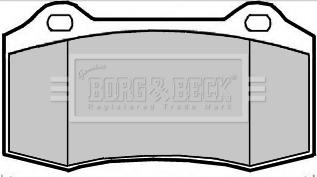 Borg & Beck BBP2360 - Bremžu uzliku kompl., Disku bremzes www.autospares.lv