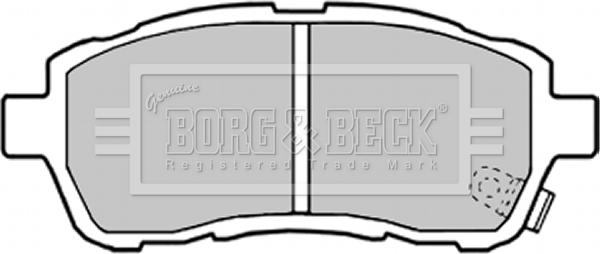 Borg & Beck BBP2304 - Bremžu uzliku kompl., Disku bremzes www.autospares.lv