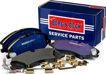 Borg & Beck BBP2306 - Bremžu uzliku kompl., Disku bremzes www.autospares.lv