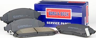 Borg & Beck BBP2389 - Bremžu uzliku kompl., Disku bremzes www.autospares.lv