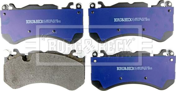 Borg & Beck BBP2385 - Bremžu uzliku kompl., Disku bremzes www.autospares.lv