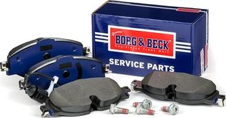 Borg & Beck BBP2381 - Bremžu uzliku kompl., Disku bremzes autospares.lv