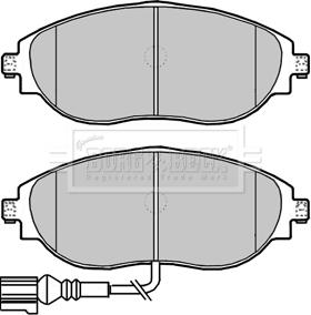 Borg & Beck BBP2339 - Bremžu uzliku kompl., Disku bremzes www.autospares.lv