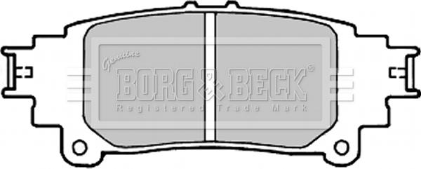 Borg & Beck BBP2336 - Bremžu uzliku kompl., Disku bremzes www.autospares.lv