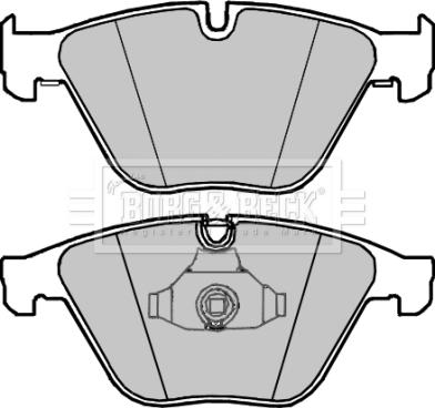 Borg & Beck BBP2338 - Bremžu uzliku kompl., Disku bremzes www.autospares.lv