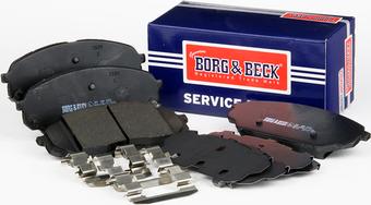 Borg & Beck BBP2333 - Bremžu uzliku kompl., Disku bremzes www.autospares.lv