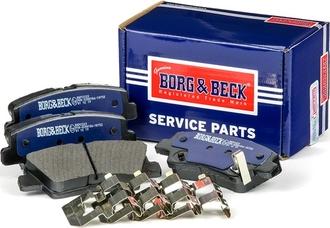 Borg & Beck BBP2323 - Bremžu uzliku kompl., Disku bremzes www.autospares.lv