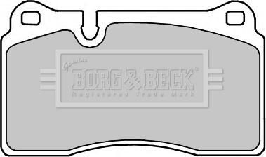 Borg & Beck BBP2374 - Bremžu uzliku kompl., Disku bremzes www.autospares.lv