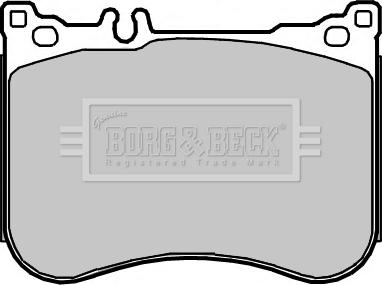 Borg & Beck BBP2375 - Bremžu uzliku kompl., Disku bremzes www.autospares.lv