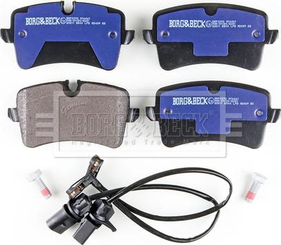 Borg & Beck BBP2292 - Brake Pad Set, disc brake www.autospares.lv