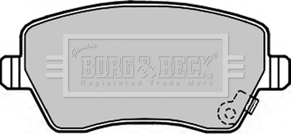 Borg & Beck BBP2297 - Bremžu uzliku kompl., Disku bremzes www.autospares.lv