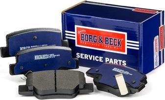 Borg & Beck BBP2241 - Bremžu uzliku kompl., Disku bremzes www.autospares.lv