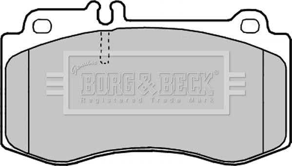 Borg & Beck BBP2248 - Bremžu uzliku kompl., Disku bremzes www.autospares.lv