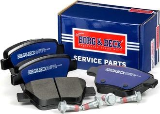 Borg & Beck BBP2242 - Тормозные колодки, дисковые, комплект www.autospares.lv