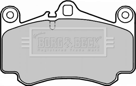 Borg & Beck BBP2255 - Bremžu uzliku kompl., Disku bremzes www.autospares.lv