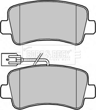 Borg & Beck BBP2267 - Bremžu uzliku kompl., Disku bremzes autospares.lv