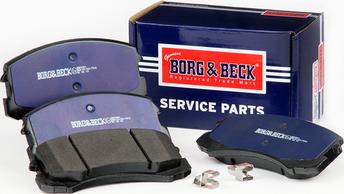 Borg & Beck BBP2201 - Bremžu uzliku kompl., Disku bremzes www.autospares.lv