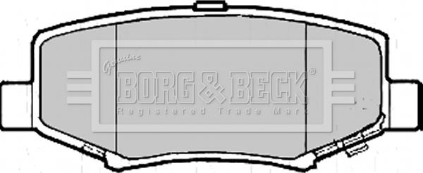 Borg & Beck BBP2208 - Bremžu uzliku kompl., Disku bremzes www.autospares.lv